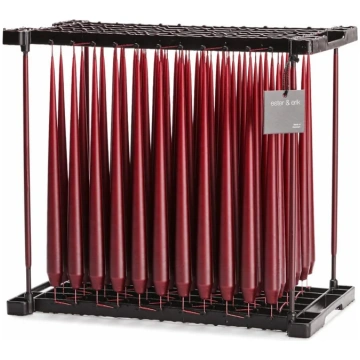 Ester & Erik - Candela Taper 32cm Deep Wine Laccat