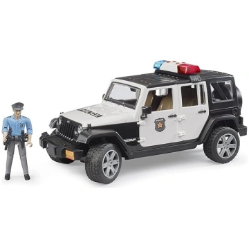 Bruder 02526 Jeep Wrangler Unlimited Rubicon Polic