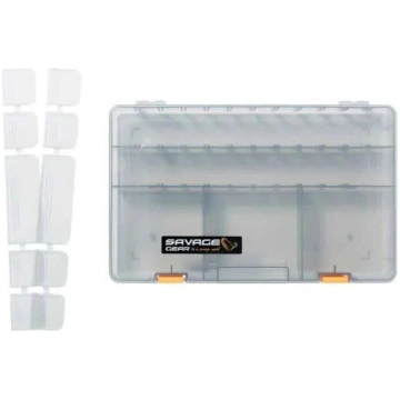Kastīte Savage Gear Lure Box 6D Smoke / 36x22.5x5c