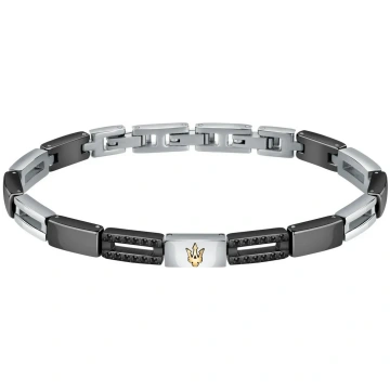 Bracciale Uomo Maserati Br.Ceramic+Yg Trident - JM