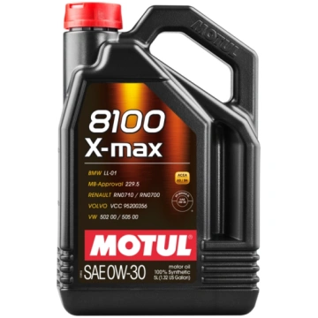 Motoreļļa MOTUL 8100 X-MAX 0W-30 5L