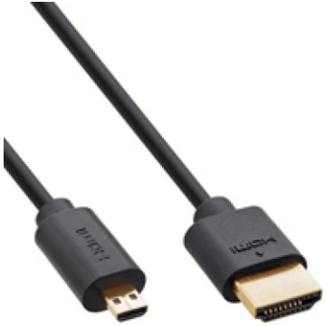 Inline cable slim ultra high speed hdmi am/dm (mic