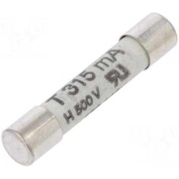 Fuse: fuse | time-lag | 315mA | 500VAC | ceramic,c