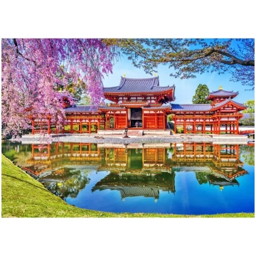 Koka puzle, Byodo-in Templis, Kioto, Japāna, 500, 