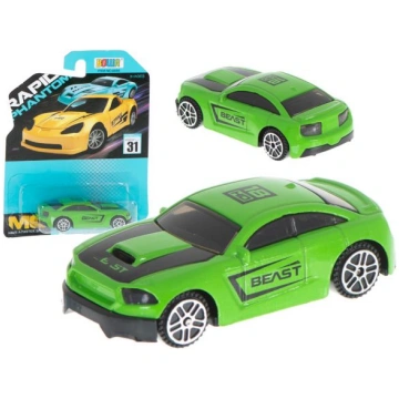 Auto metālisks Mustang zaļš 7cm (5586_5)