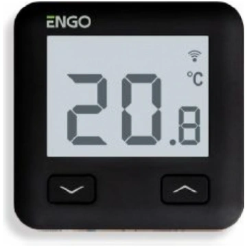 Telpas termostats ENGO WiFi, melns, iebūvējams, (1