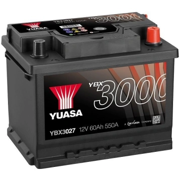 Yuasa 60Ah 12V 550A YBX3027