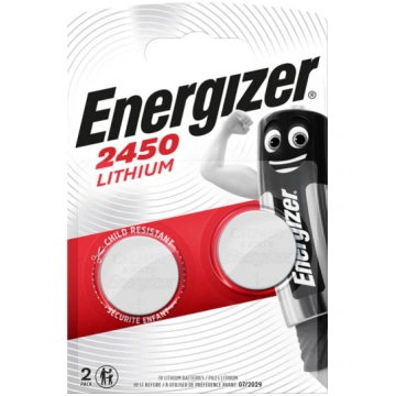 Litija baterija CR2450 3V, 2 gab. ENERGIZER 39-030