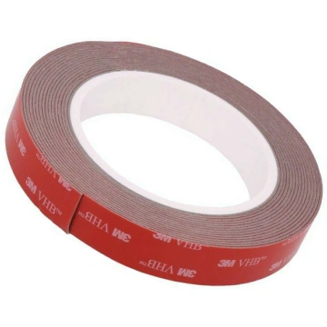 Tape: fixing; W: 19mm; L: 5.5m; Thk: 1.1mm; double