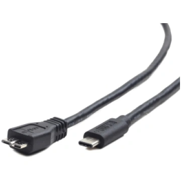 Kabelis Gembird USB 3.0 BM to Type-C Melns, Micro 