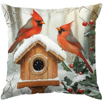 Christmas Decoration Cushions Pillowcase Polyester