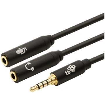 Kabel 3,5mm Mini Jack - 2x 3,5mm Mini Jack M/F ada