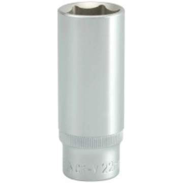 Muciņa garā seškanšu 1/2, 22mm (YT-1235)