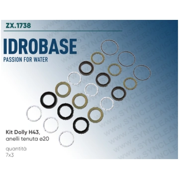 Kit Dolly H43 IDROBASE for pompe NMT 1220SCWR/L, N