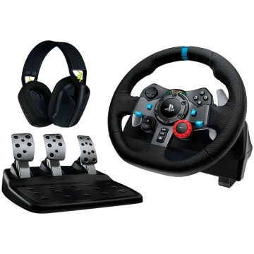 LOGITECH G29 EU + G435 Black Gaming Controller Alu