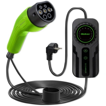 Qoltec Mobile EV Car Charger Adjustable 2in1 Type2