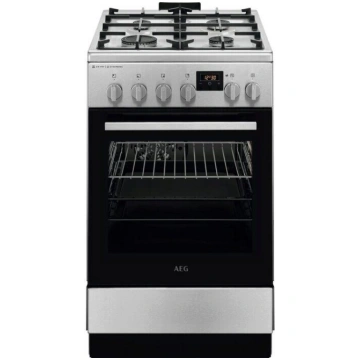 AEG CKB56490BM SteamBake gāzes plīts ar elektrisko