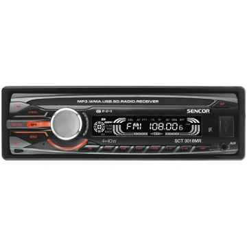Sencor Car radio + remote controler SCT 3018MR USB