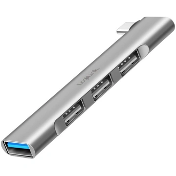 Ultraslim USB-C hub to 1xUSB-A 3.0 3xUSB-A 2. ( UA
