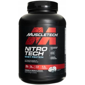 MuscleTech Nitro-Tech, cepumi un krējums - 1810 gr
