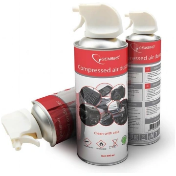 COMPRESSED AIR DUSTER 400ML/CK-CAD-FL400-01 GEMBIR