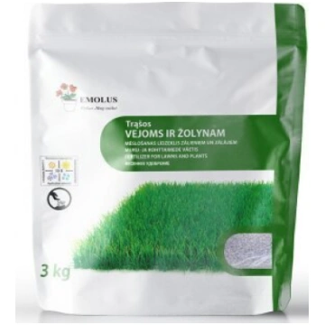 Komplekss mēslojums zālājiem 3 kg Emolus