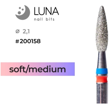 Luna Bits Dimanta frēzes uzgalis Liesma 2.1 10 MS,