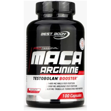 BEST BODY Testobolan Maca Arginine 100kaps Best Bo