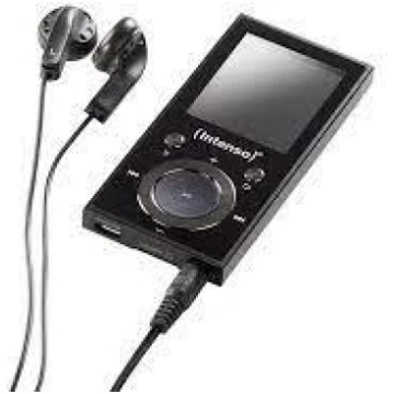 MP3 PLAYER 16GB BLACK/3717470 INTENSO 3717470