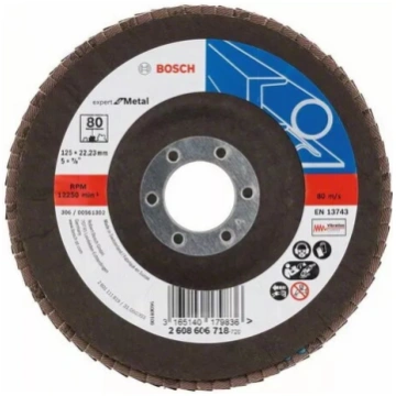 Leņķa slīpmašīnas piederums Bosch 2 608 606 718