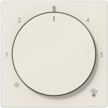 Centrālplate termostatam, bēša, A range A1749BF | 