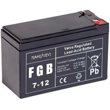 BATTERY 12V 7AH VRLA/FGB7-12 EMU