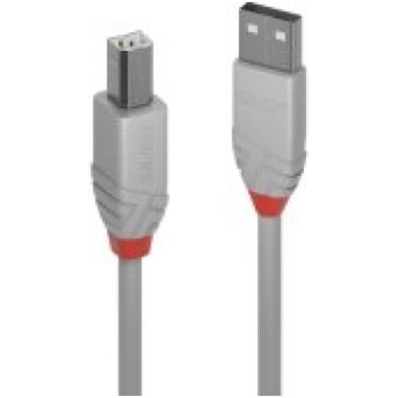 Lindy Anthra Line USB-A 2.0 to USB-B 2m Grey akses