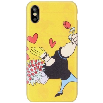 Cartoon Network Johnny Bravo Aizmugurējais Silikon