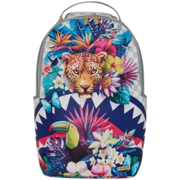 Sprayground Zaino Grigio Chiaro Shark Tropical