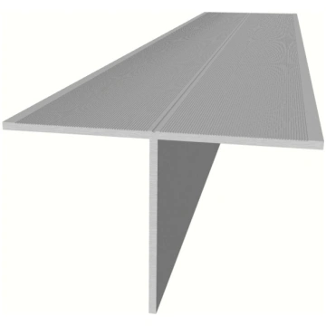 Alumīnija T-profils 50x120x1.8, garums 6m