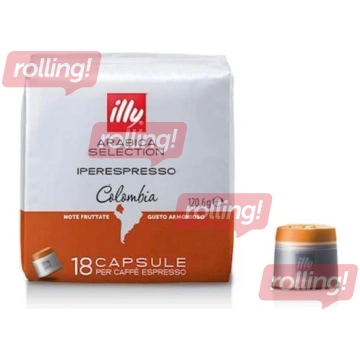 Kafijas kapsulas Illy IperEspresso, Kolumbija, 18g