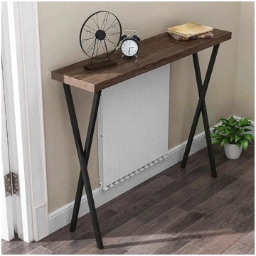Narrow Entrance Table - Rustic Wooden Console with
