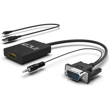 INCA Adapter IVTH-02 VGA + USB-A + Audio HDMI 0.2m