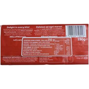 Cepumi Lotus Biscoff CIASTKA 250 g – saldskābais k