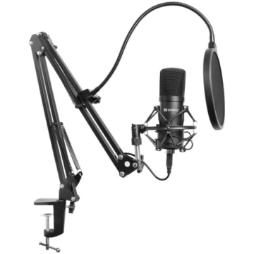 Studijas mikrofons Sandberg Streamer USB Microphon