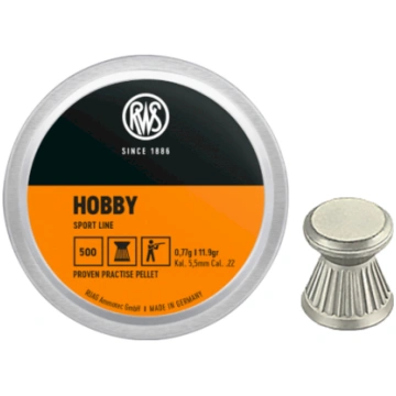 RWS Lodītes 5,5 mm/.22 HOBBY, 500gb