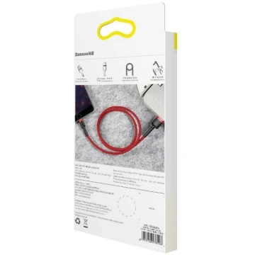 Baseus Cafule USB Lightning Cable 2.4A 0.5m (Red) 