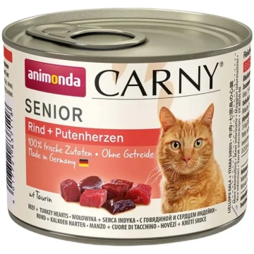 ANIMONDA Carny Senior Liellopu un tītara sirds - m