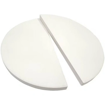 TunaBone Half moon pizza stone 170mm for Kamado 21