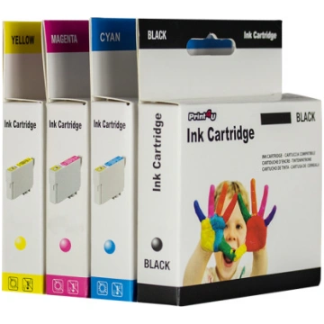Tintes printera kasetne Print4U Epson T1303, fuksī