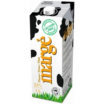 Piens MARGE bez laktozes, 3.2%, UHT, 1L 450-05972 