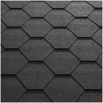 Bitumena šindelis KATEPAL Classic-KL melns, 3m2/pa