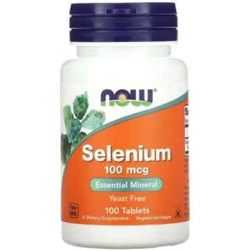 NOW FOODS Selenium, 100mcg - 100 tablets