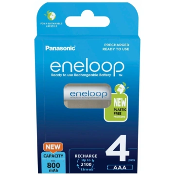 Panasonic Eneloop Micro AAA 800mAh BK-4MCDE/4BE 4 